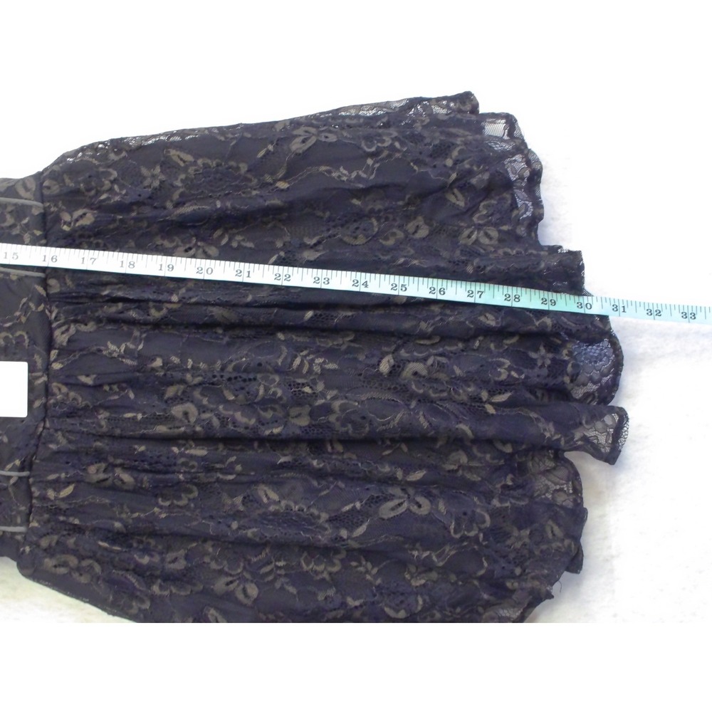 kimchi blue‎ Urban Outfitters black Floral Lace Mini Dress Adjustable Straps nwt - Picture 4 of 9